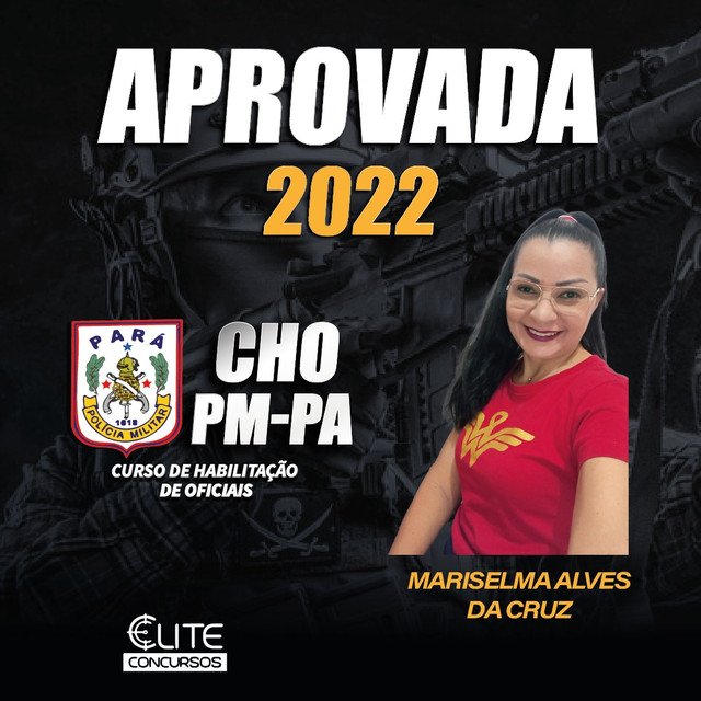 Aprovada CHO PMPA – Curso de Habilitação de Oficiais online PMPA