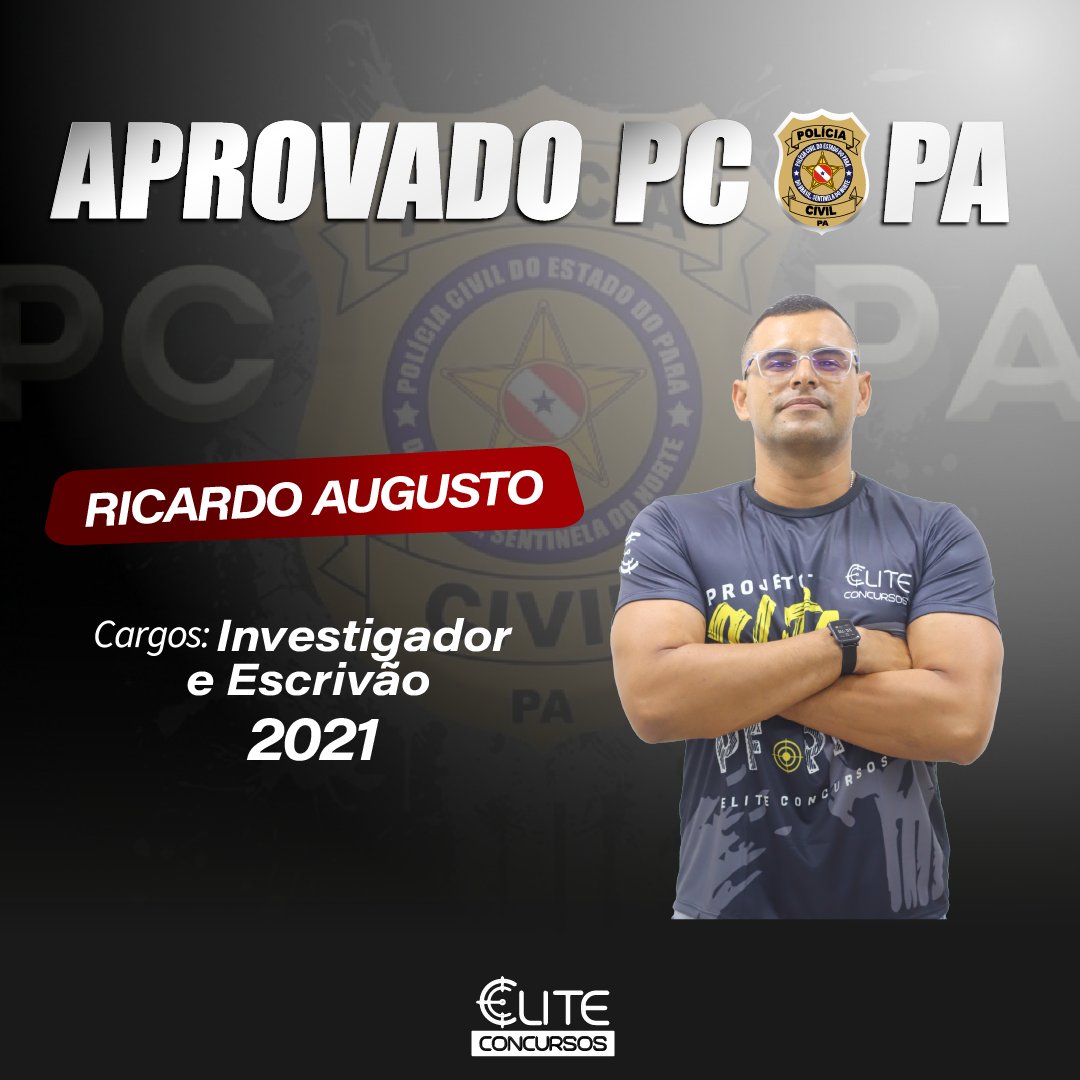 aprovado cursinho polícia civil pará